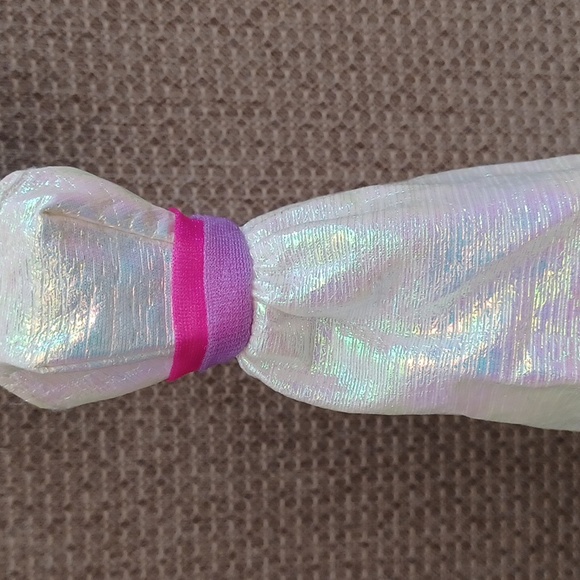 Vintage Barbie Dress Mattel Doll 80's Crystal Barbie Iridescent Dress Gown - Picture 4 of 17